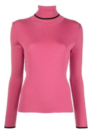 Boutique Moschino roll-neck knitted jumper - Rosa