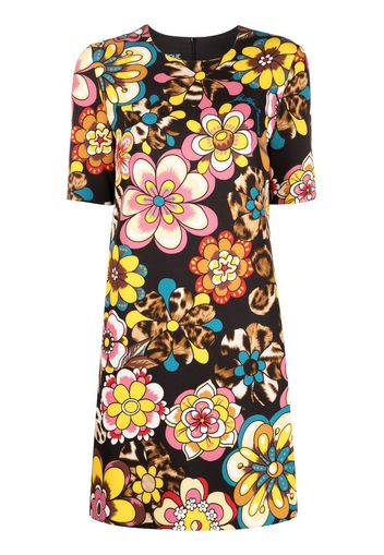 Boutique Moschino Abito a fiori - Nero