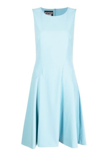 Boutique Moschino seam-detail flared skater dress - Blu
