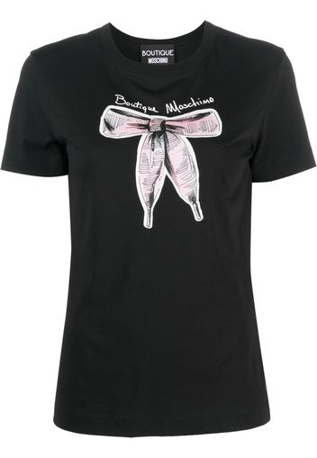 Boutique Moschino T-shirt con stampa - Nero