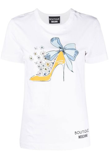 Boutique Moschino T-shirt con stampa grafica - Bianco