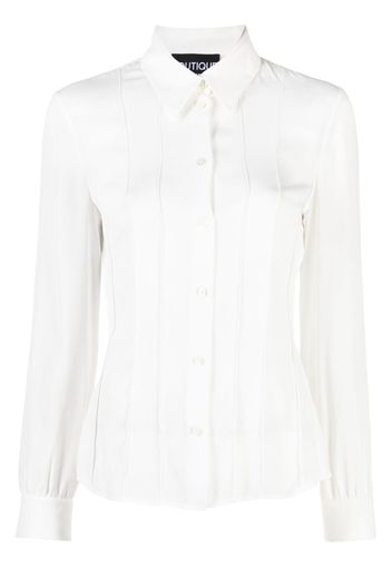 Boutique Moschino Camicia plissettata - Bianco