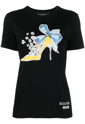 Boutique Moschino T-shirt con stampa grafica - Nero