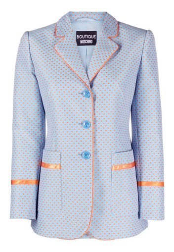 Boutique Moschino Blazer a pois - Blu