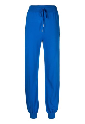 Boutique Moschino high-waisted track-pants - Blu