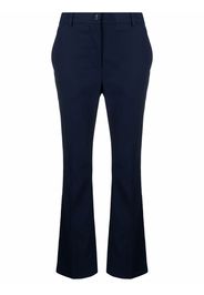 Boutique Moschino Pantaloni svasati a vita alta - Blu