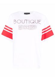 Boutique Moschino logo-print T-shirt - Bianco