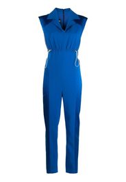 Boutique Moschino Tuta intera smanicata con coulisse - Blu