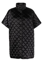 Boutique Moschino quilted short-sleeve coat - Nero