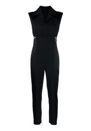 Boutique Moschino panelled sleeveless jumpsuit - Nero