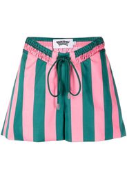 Brandon Maxwell striped drawstring shorts - Rosa