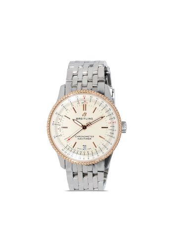 Breitling 2010-2019 pre-owned Navitimer 38mm - Bianco