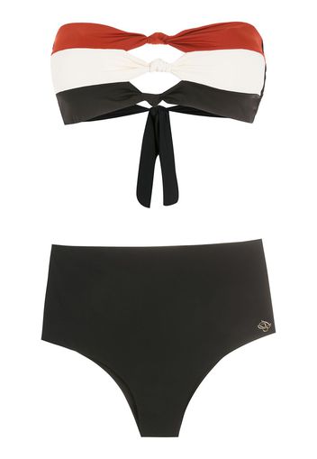 Brigitte Bikini senza spalline - Nero