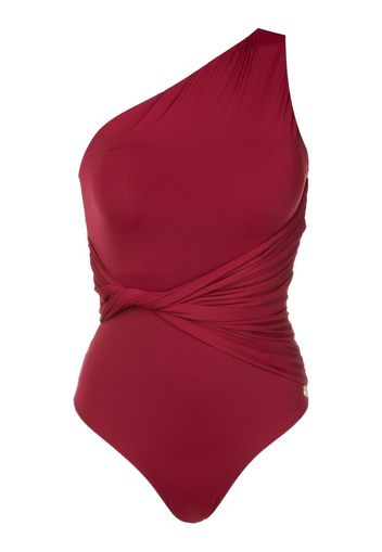 Brigitte Costume intero monospalla - Rosso