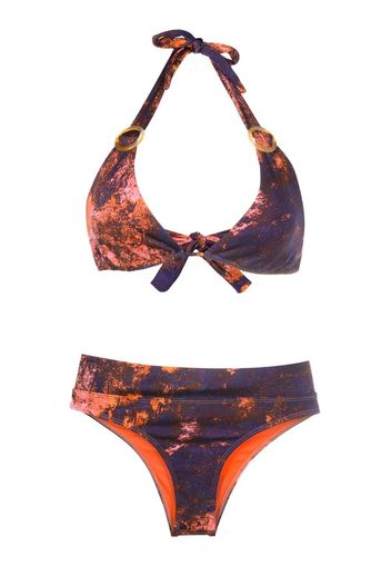 Brigitte Bikini con scollo all'americana - Viola