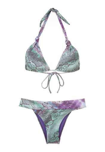 Brigitte Bikini con stampa - Viola