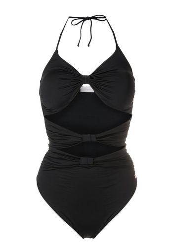 Brigitte Costume intero monospalla con cut-out - Nero