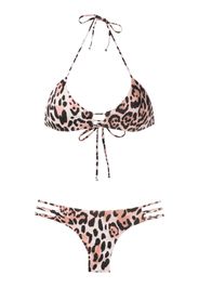 Brigitte Bikini leopardato - Marrone