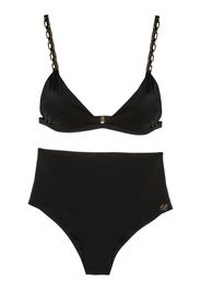 Brigitte Set bikini a vita alta - Nero