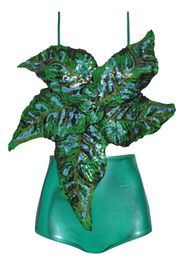 Brigitte Carnaval Folhas bikini - Verde