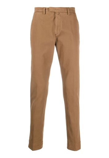 Briglia 1949 mid-rise tapered trousers - Marrone