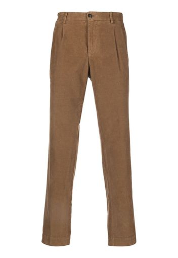 Briglia 1949 mid-rise straight-leg trousers - Marrone