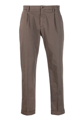 Briglia 1949 tapered cotton chinos - Marrone