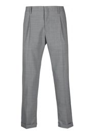 Briglia 1949 turn-up-hem pleated trousers - Grigio