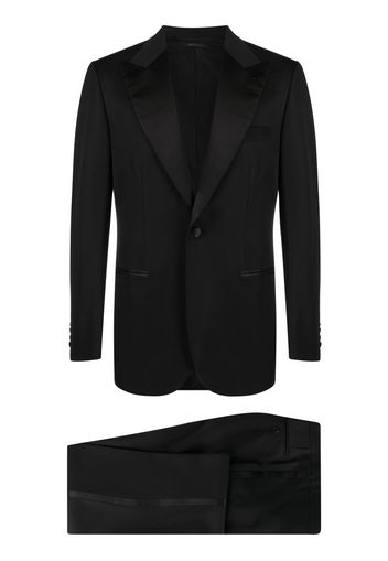 Brioni single-breasted smoking suit - Nero