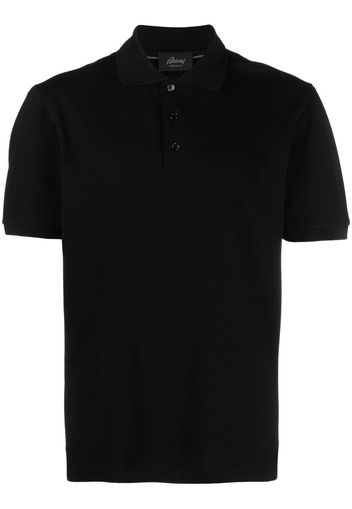Brioni short-sleeve polo shirt - Nero