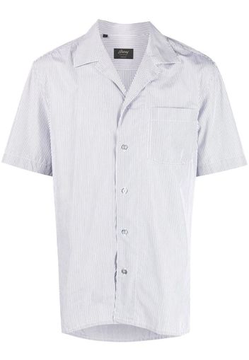 Brioni Cuban short sleeve shirt - Grigio