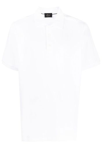 Brioni short-sleeve polo shirt - Bianco