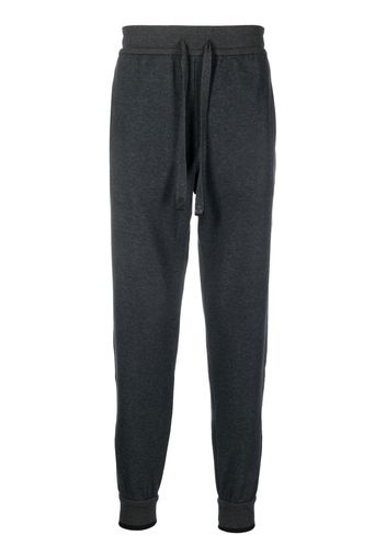 Brioni Pantaloni sportivi con coulisse - Grigio