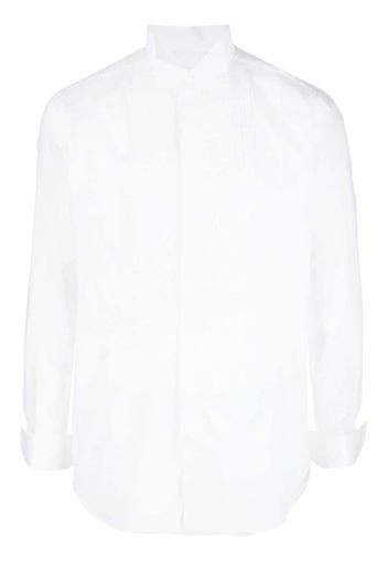 Brioni pintuck-bib tuxedo shirt - Bianco