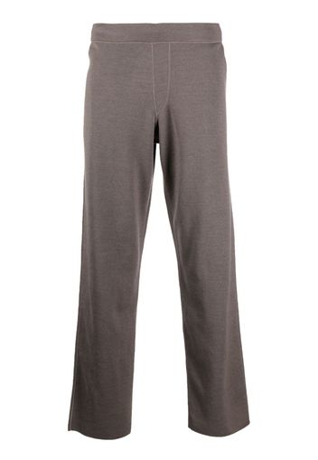 Brioni drawstring-fastening track pants - Marrone