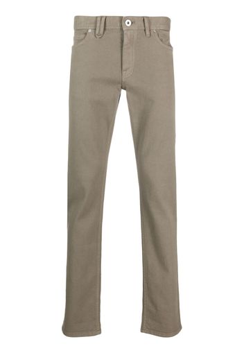 Brioni low-rise slim-fit jeans - Toni neutri