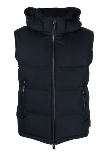 Brioni padded quilted gilet - Blu