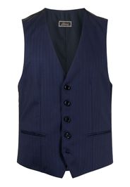 Brioni Gilet a righe - Blu