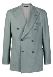 Brioni Blazer doppiopetto aderente - Verde