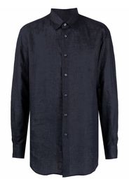 Brioni button-down fitted shirt - Blu