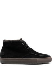 Brioni faux fur-lined suede boots - Nero