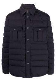 Brioni padded shirt jacket - Blu