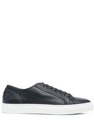 Brioni pebbled-finish low-top sneakers - Blu