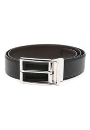 Brioni buckled leather belt - Nero