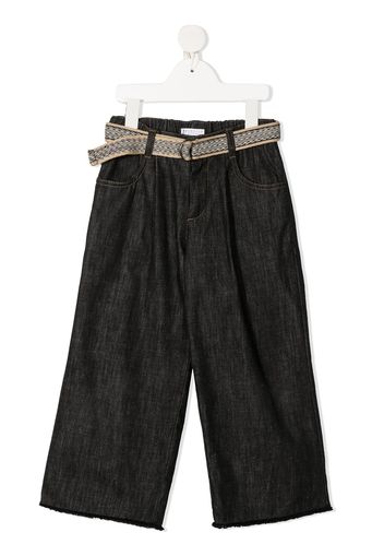 Brunello Cucinelli Kids Pantaloni dritti - Blu