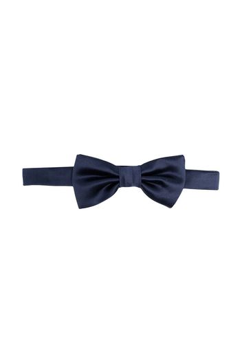 Brunello Cucinelli Kids satin bow tie - Blu