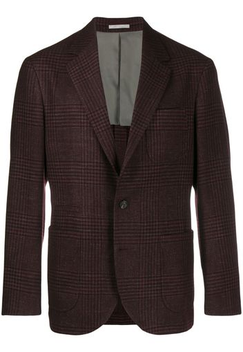 Blazer monopetto a quadri