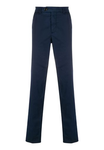 mid-rise slim-fit chinos