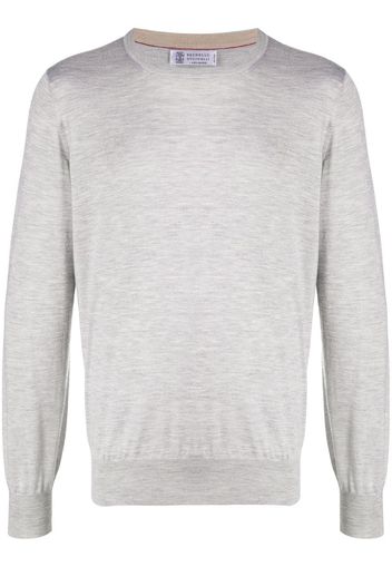 rib-trimmed relaxed-fit jumper