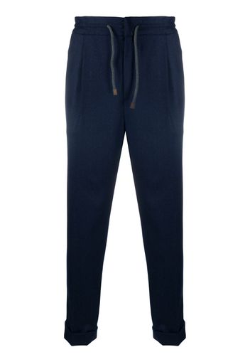 cropped drawstring trousers